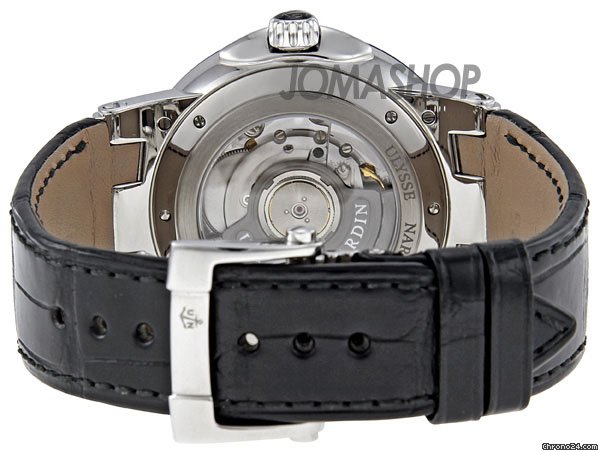 replica Ulysse Nardin Executive Dual Time Automatic Black Leather Mens Watch 243-00-42 WATCHES 1 