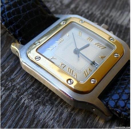 Cartier Santos Galbee grand modEle