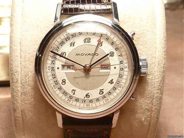 Movado Calendograph Original Breguet Numerals Dial