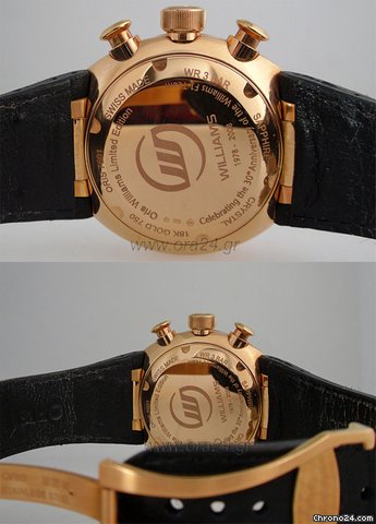 replica Oris TT3 18k Rose Gold F1 30th Williams Anniversary Ltd 300 pcs WATCHES 1 