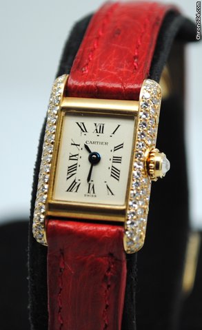 Cartier Mini Tank Diamanti