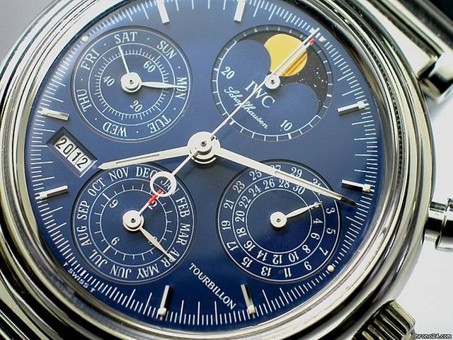 replica IWC "DA VINCI TOURBILLON" - limitiert auf 50 St��ck Pt 950/Leder WATCHES 1 