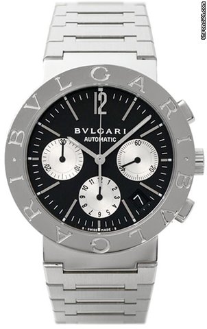 Bulgari-Bulgari Chronograph NEU incl MWST mit B+P
