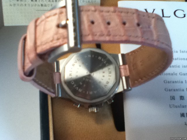 replica Bulgari diagono chrono lady diamants 35mm WATCHES 1 