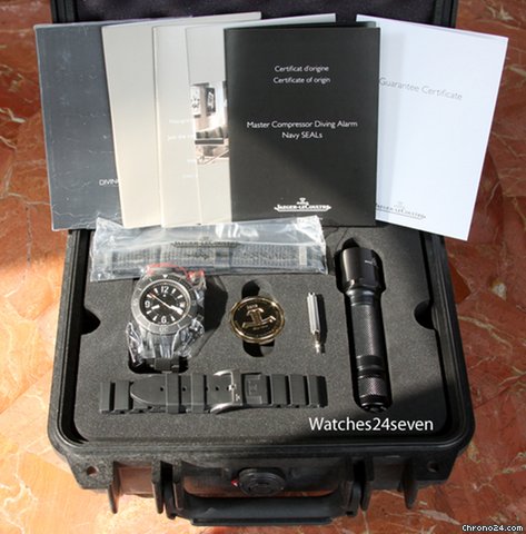 replica Jaeger-LeCoultre Navy Seals Master Compressor Diving Alarm Ti PVD Boutique LTD 19 units WATCHES 1 