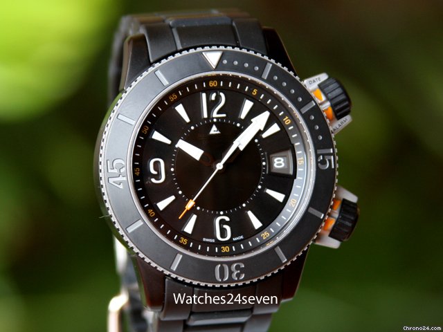 Jaeger-LeCoultre Navy Seals Master Compressor Diving Alarm Ti PVD Boutique LTD 19 units