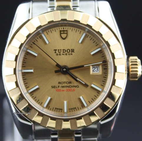 Tudor Bi-Color gold color dial for ladies