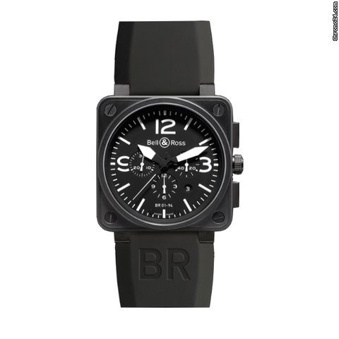 Bell & Ross Uhren BR 01-94 Chronograph Carbon, BR0194-BL-CA