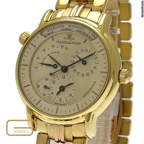 Jaeger-LeCoultre Master Control Geographic 18K.Gold