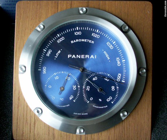 Panerai PAM 258 Desk Hygrometer Thermometer Barometer: