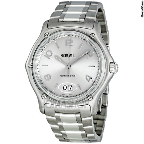 Ebel 1911 Stainless Steel Silver Automatic Mens Watch 9125250/16567