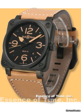 Bell & Ross BR03-92 HERITAGE Stainless Steel PVD