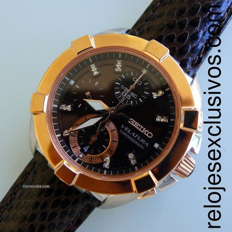 Seiko Velatura Chronograph 16 Diamonds
