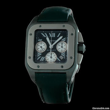 Cartier Chrono Santos 100 XL Carbone