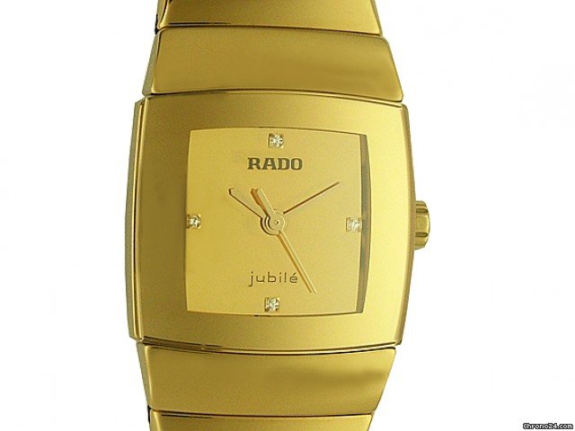 Rado Sintra Jubile Lady Diamond Keramik Gold 21x17mm