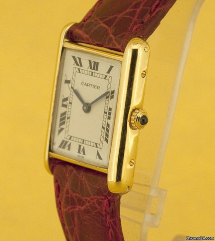 replica Cartier TANK VINTAGE 70'S GOLD 18K WATCHES 1 