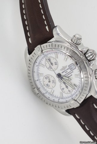 replica Breitling Chronomat Evolution in Stahl mit Perlmutt Ziffernblatt unget WATCHES 1 