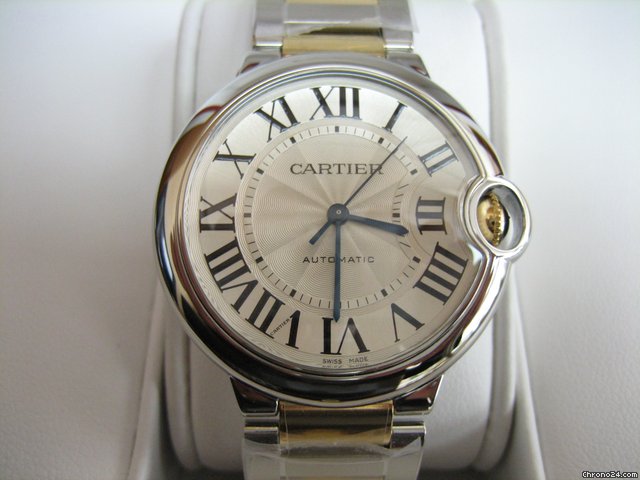 Cartier Ballon Bleu Stainless Steel and Gold