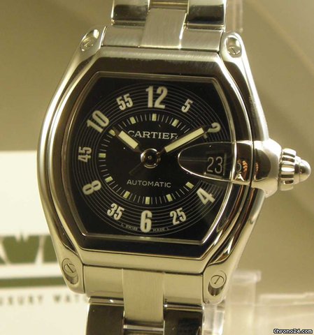 Cartier Roadster GM Stahl B/P