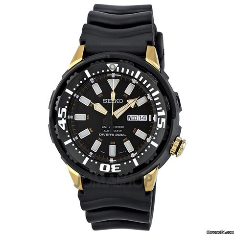 Seiko Superior Black Limited Edition Mens Watch SRP234K1