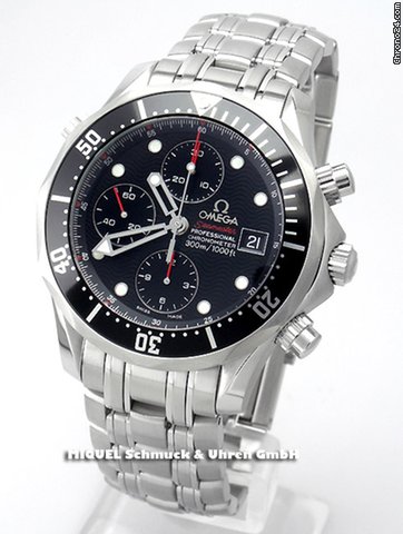 Omega Seamaster Professional Diver Automatik Chronograph Chronometer Taucheruhr (ungetragen)