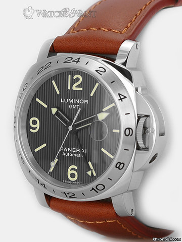 replica Panerai PAM 29 M 44mm Luminor GMT - Textured Tuxedo Dial - Special Edition 1000 Pieces - Completely Sold Out - 100% Complete & As-New WATCHES 1 