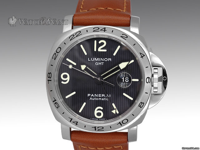 Panerai PAM 29 M 44mm Luminor GMT - Textured Tuxedo Dial - Special Edition 1000 Pieces - Completely Sold Out - 100% Complete & As-New
