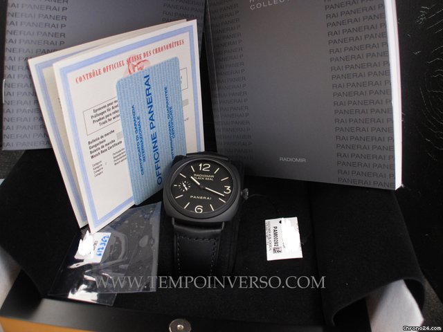 replica Panerai PAM 292 Radiomir Black Seal ceramic full set WATCHES 1 