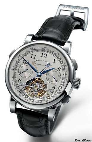 A. Lange & Sohne Platinum Pour le Merite Tourbograph Tourbillon Watch 705.025