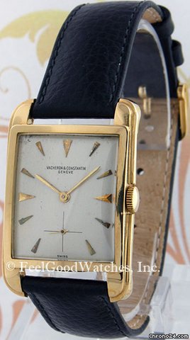 Vacheron Constantin Vintage Rectangular Gent's, Yellow Gold