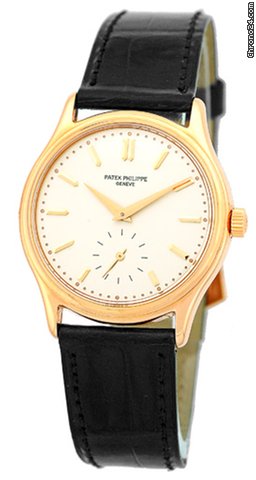 Patek Philippe Midsize 18K Rose Gold  Calatrava Strapwatch