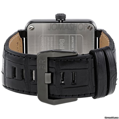 replica Bell & Ross Aviation Automatic Black Dial Mens Watch BR0192-BL-CER-SCR WATCHES 1 