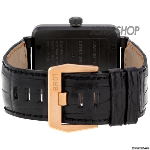 replica Bell & Ross BR 01 Automatic Black Dial Mens Watch BR0192-BICOLOR WATCHES 1 