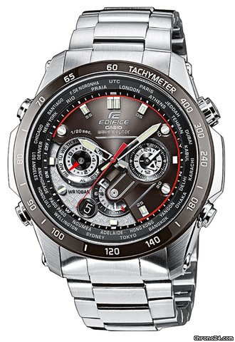 Casio Edifice Wave Ceptor mens radio controlled watch Red Bull Racing F1