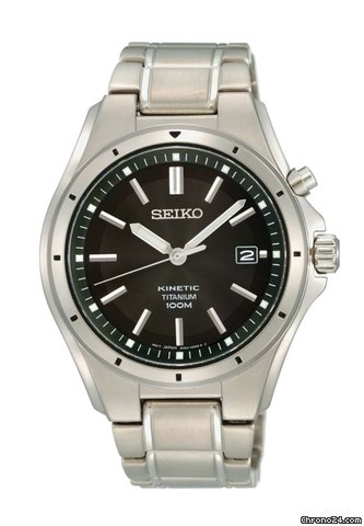 Seiko Men's Watch Kinetic Titanium