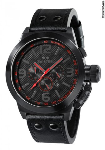 TW Steel Cronografo para hombre Canteen Style Cool Black  45mm