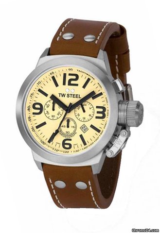 TW Steel Canteen Style Oversized mens chronograph 