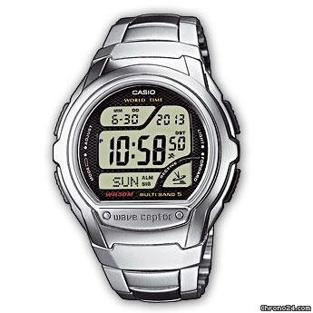 Casio Wave Ceptor men's radio controlled watch