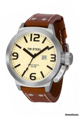 TW Steel Canteen Style Big Oversized mens chronograph 