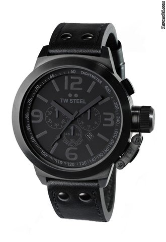 TW Steel Cool Black Oversized chronograph mens watch