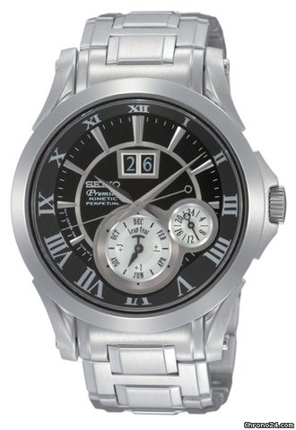 Seiko Premier Kinetic men's watch