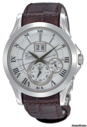 Seiko Premier Kinetic men's watch