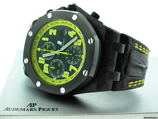 replica Audemars Piguet $22,995  "BUMBLE BEE" RO Offshore Carbon BUMBLEBEE WATCHES 1 