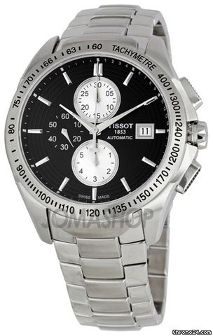 Tissot Mens Veloci T Black Dial Chronograph Watch T0244271105100