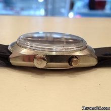 replica Omega vintage chronostop date grey dial red hand WATCHES 1 