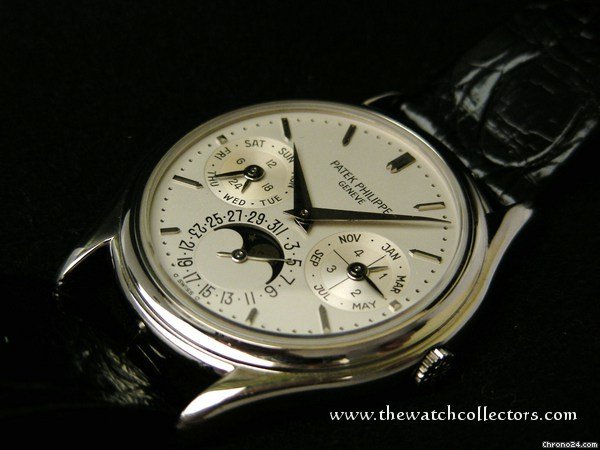replica Patek Philippe Fine & Rare Perpetual Calendar White Gold "Ref.3940/1" First Series  Full Set WATCHES 1 