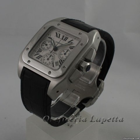 replica Cartier Santos 100 Chronograph XL WATCHES 1 