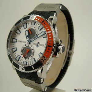 replica Ulysse Nardin MAXi MARiNE DiVER TiTANiUM  STEEL 45 mm WATCHES 1 
