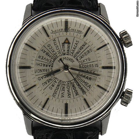 Jaeger-LeCoultre memovox world time vintage