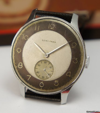 replica Longines Oversize Calatrava 38mm rare vintage black dial WATCHES 1 